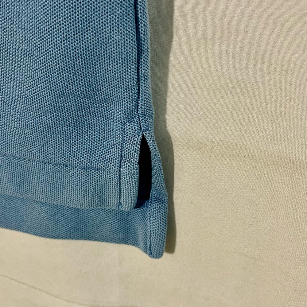 LL Bean Classic Blue Men's Polo Shirt - Picture 8 of 8